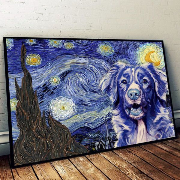 Nova Scotia Duck Tolling Retriever Poster &amp Matte Canvas - Dog Wall Art Prints - Canvas Wall Art Decor.jpg