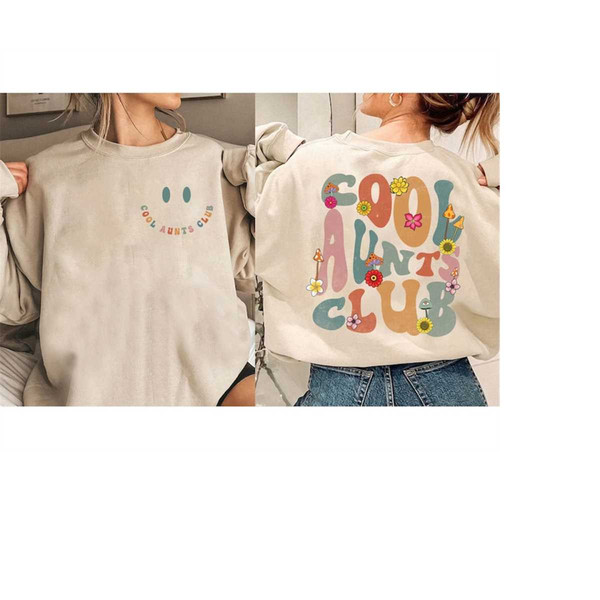 Cool Aunts Club Sweatshirt, Cool Aunts Shirt, Aunts Gift, Aunts Birthday Gift, Sister Gifts, Auntie Sweatshirt, Aunts Sh.jpg