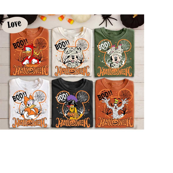 Custom Disney Halloween Mickey & Friends Boo Team Shirt,Disney Halloween Boo Tee,Mickey's Not So Scary Halloween Party F.jpg