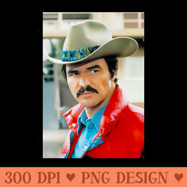 Cowboy Smokey and the bandit - Sublimation PNG download - Defying the Norms