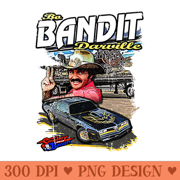 Smokey and the Bandit Fashion - Sublimation patterns PNG - Add a Festive Touch to Every Day