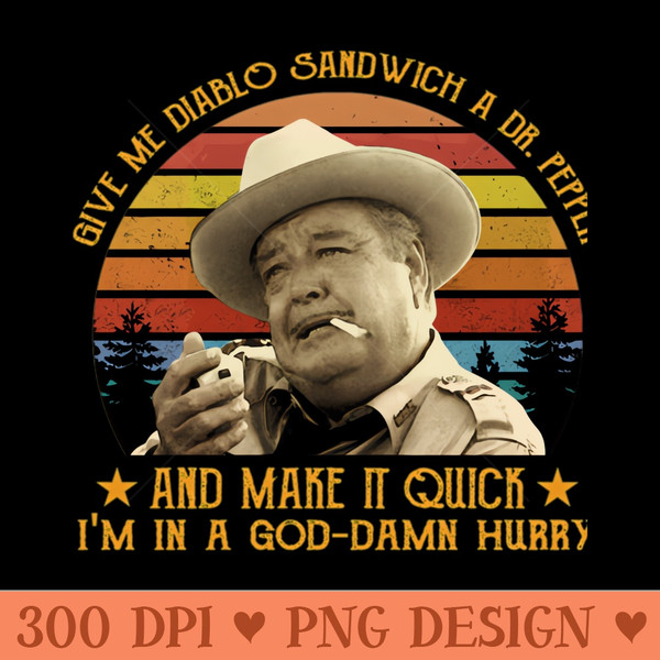 Smokey and the Bandit Antics - PNG design assets - Instant Access To Downloadable Files