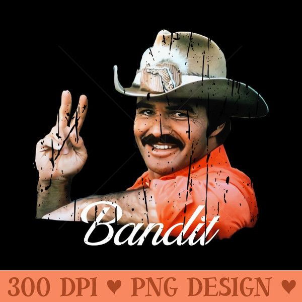 SMOKEY AND THE BANDIT - Digital PNG Artwork - Lifetime Access To Purchased Files