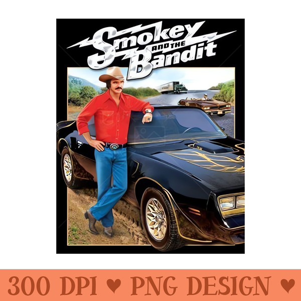 Smokey And The Bandit - PNG Graphics Download - Create with Confidence