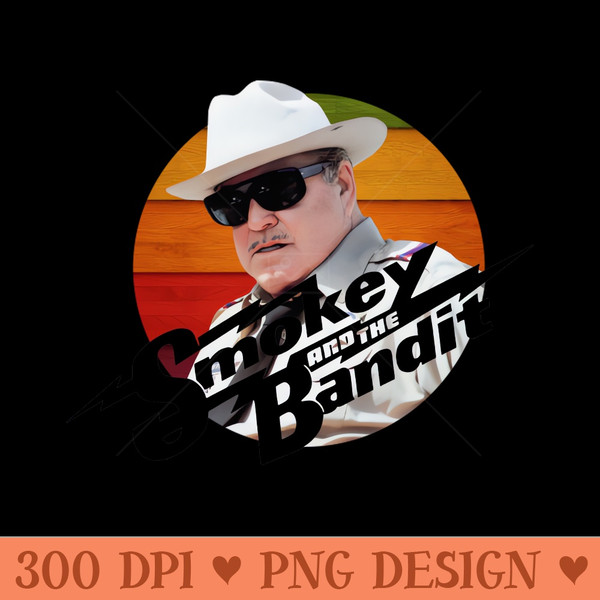 SMOKEY AND THE BANDIT RACING - Sublimation graphics PNG - Bold & Eye-catching