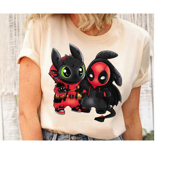 Marvel Deadpool Custom Christmas Cute Friends Matching Hoodie Sweatshirt, Unisex T-shirt Family Birthday Gift Adult Kid.jpg