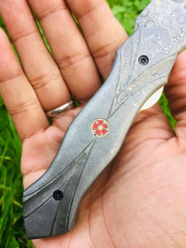 Custom Handmade Damascus Folding Pocket knife (11).jpg