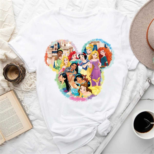 Princess Shirt, Cute Princess Shirt, Disney Cute Shirt, Disney Princesses, Magic Kongdom Day.jpg