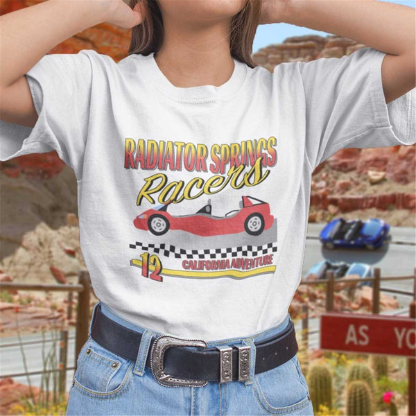 Radiator Springs Racers Race Car Style T-Shirt.jpg