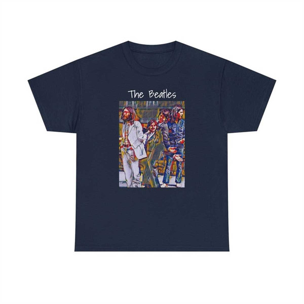 The Beatles On Abbey Road, Beatles Shirt, Rock Shirt, Band Shirt, Concert Shirt, Festival Shirt, Music Shirt, Unisex T.jpg