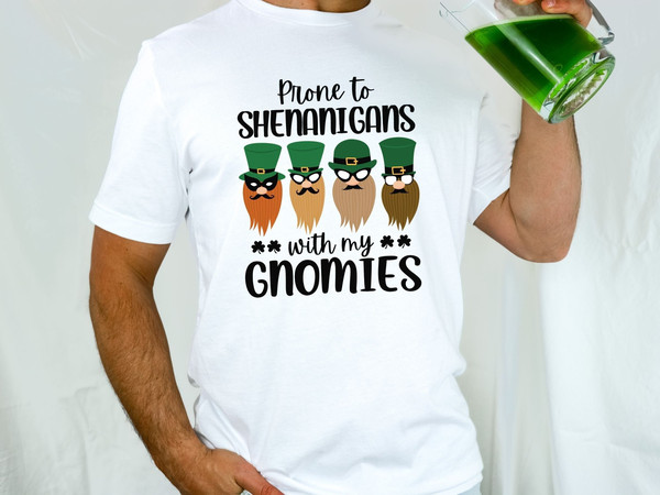 Funny St Patricks Day Group Shirts, Best Friends Matching Shirt, Shenanigans St Pattys Day Shirt Women, St Paddy's Day Girls Trip Shirt.jpg