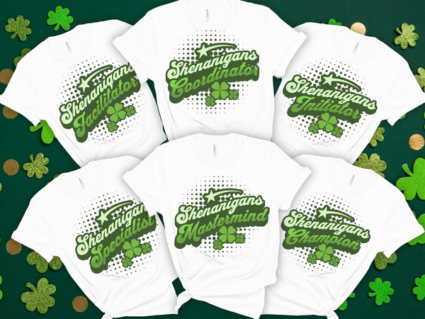 Matching St Patricks Day Shirts, Shenanigans Coordinator T-Shirts, Ireland Girls Trip Outfits, Irish Pub Crawl Tee, Y2K Sweater St Pattys.jpg