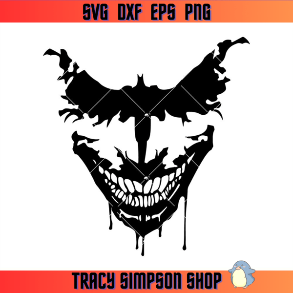 Batman with Scary Face Svg, Batman Svg, Superhero Batman.jpg