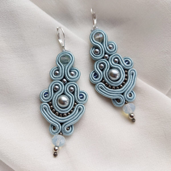 Light blue earrings