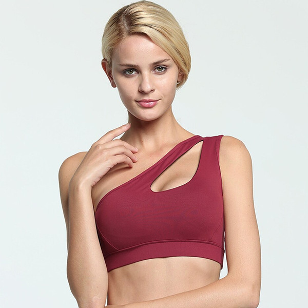 One Shoulder Sports Bra Top - Inspire Uplift