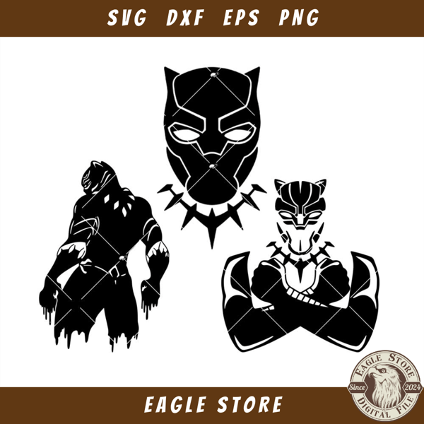 Black Panther Bundle Svg, Super Black Panther Svg, Superhero.jpg