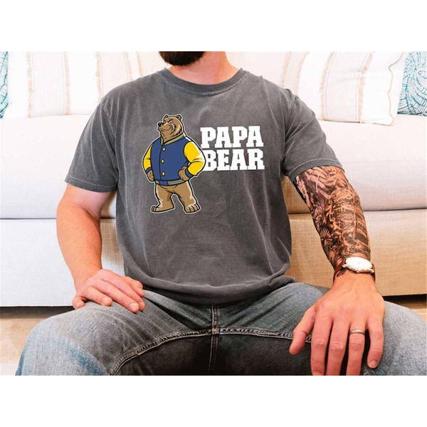 Papa Bear Shirt Gift For Fathers Day, Dad Birthday Gift, Fathers Day Shirt, Cute Gift For Him, Trendy Father Shirt, Anim.jpg