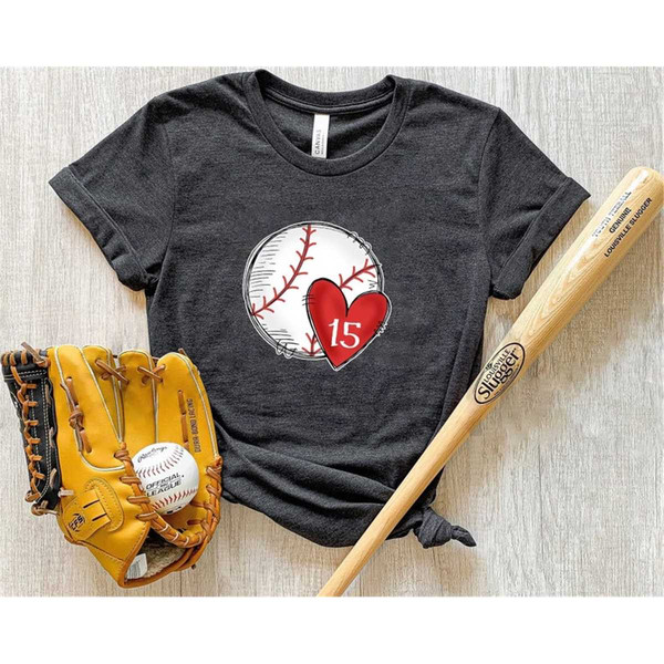 Personalized Baseball Mom Shirt, Personalized Number Shirt, Baseball Family Matching Outfit, Baseball Personalized Numbe.jpg