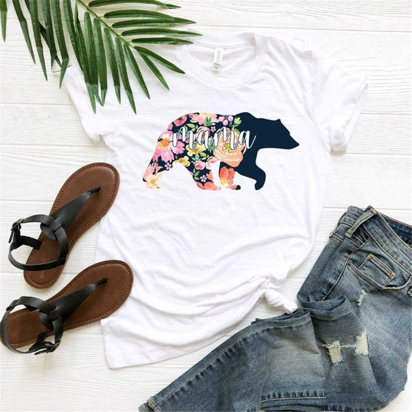 Mama Bear Shirt, Mama Bear T-shirt, Mother's Day Gift, Mother's Day Shirt, Gift For Mama, Animal Lover Mom Gift, Nature.jpg