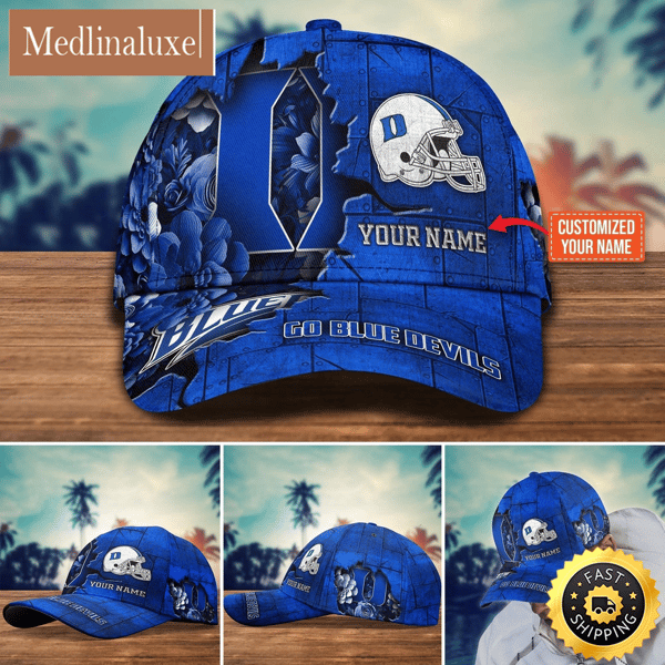 NCAA Duke Blue Devils Baseball Cap Custom Hat For Fans.jpg