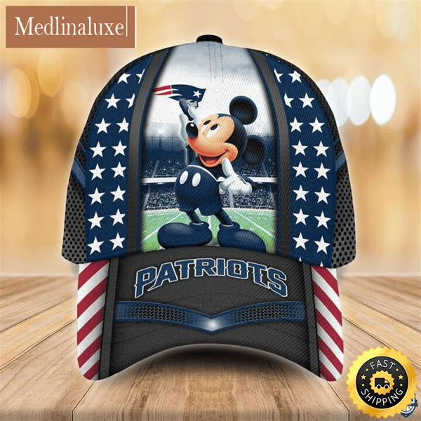 New England Patriots NFL Mickey Mouse 3D Cap.jpg