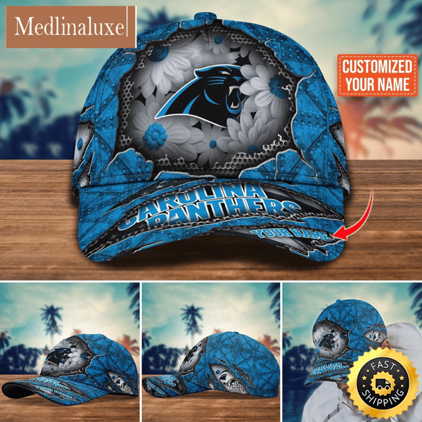 NFL Carolina Panthers Baseball Cap Custom Cap Trending For Fans.jpg