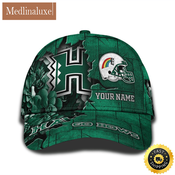 Personalized NCAA Hawaii Rainbow Warriors All Over Print BaseBall Cap Show Your Pride.jpg