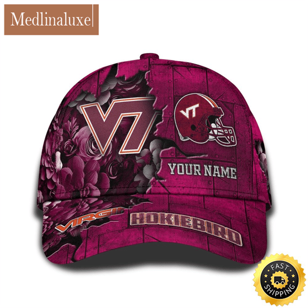 Personalized NCAA Virginia Tech Hokies All Over Print Baseball Cap Show Your Pride.jpg