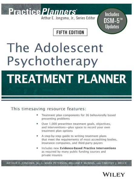 The Adolescent Psychotherapy Treatment Planner Includes DSM-5 Updates.jpg