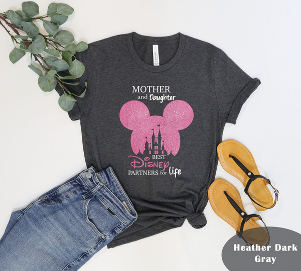Mother Daughter Matching T-Shirt, Best Disney Trip Shirt, Mother's Day Gift, Mama and Daughter Shirt, Disney Matching, Disney Shirt Women.jpg