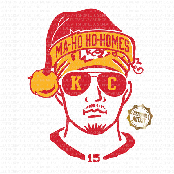 Mahomes Santa SVG- Mahomes svg-Digital Download-Chiefs Shirt-KC Chiefs Art-Chiefs svg-Showtime-15-Ma Ho Ho Homes-Mahomes Christmas.jpg
