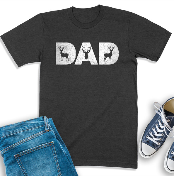 Best Buckin' Dad Ever Shirt, Dad Hunting Shirt, Deer Hunting Gift For Men, Funny Dad Sweatshirt, Shirt For Hunter Dad, Dad Gift From Kids.jpg