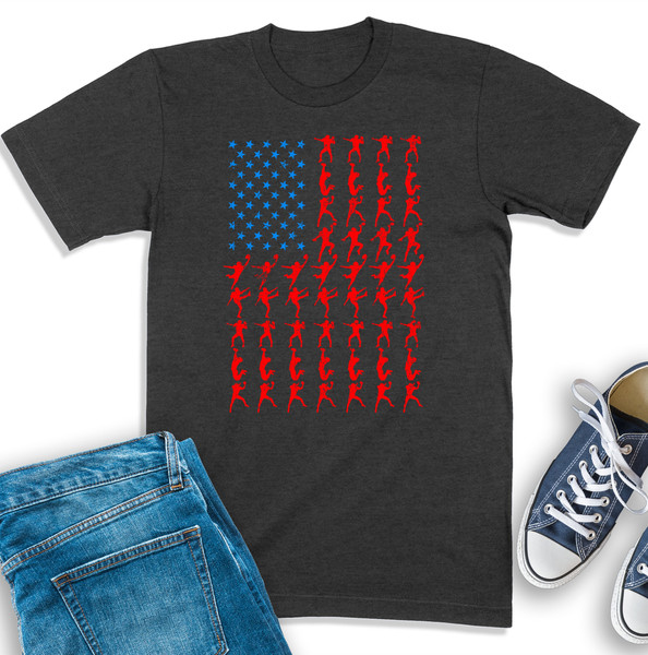 Football American Flag Shirt, Sports Shirt For Men, Football Lover Gift, Patriotic Shirt, Football Mom Sweatshirt, Gift For Football Player.jpg