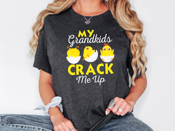 Grandma Shirt, My Grandkids Crack Me Up T-Shirt, Funny Grandma Gift, Grandma Birthday Gift, Gigi Sweatshirt, Best Grandma Shirt, Nana Shirt.jpg