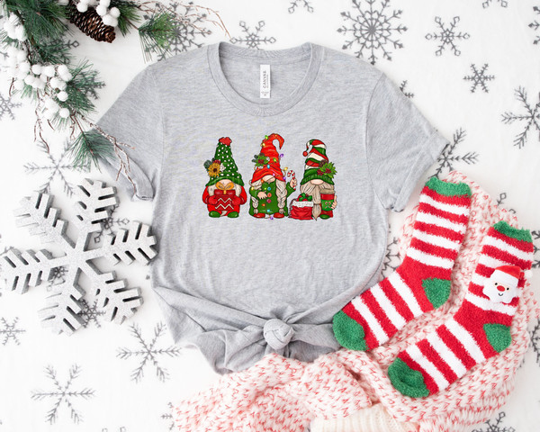 Christmas Gnomes Shirt, Funny Gnomes Christmas Shirt, Merry Christmas Tee, Christmas Family Shirt, Cute Gnomes Tee, Holiday Shirt, Xmas Gift.jpg