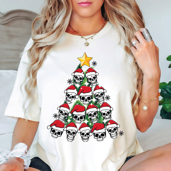 Christmas Skeleton Shirt, Skeleton Tshirt, Dancing Skeletons Shirt,Funny Skeleton Shirt,Dead Inside Skeleton Christmas Shirt,Xmas Tee,ALC253.jpg