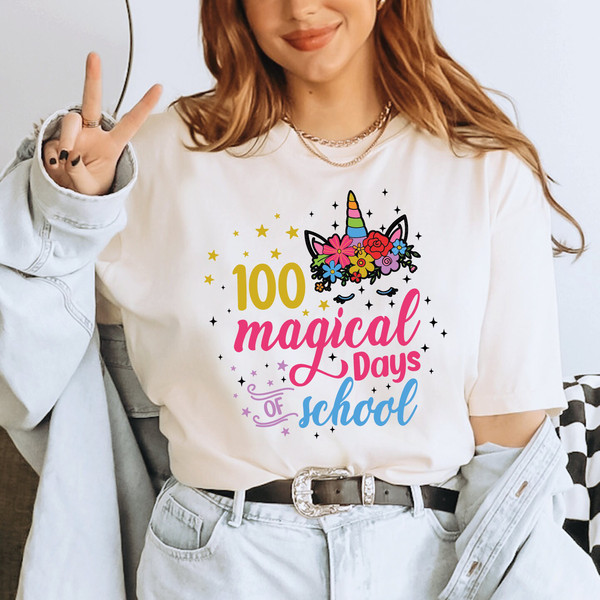 Magic 100 Days of School Shirt, 100 Days Magical Of School Shirt, 100 Days Of School Shirt, 100th Day Of School Celebration,100th Day,ALC349.jpg