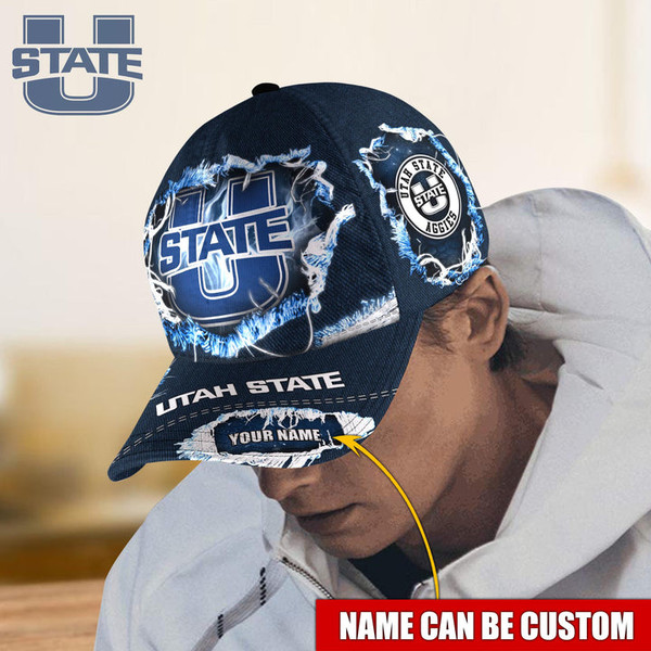 Utah State Aggies Baseball Caps Custom Name