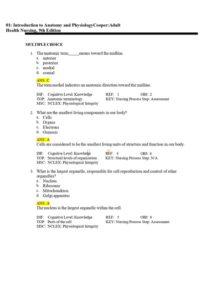 Test Bank - Foundations and Adult Health Nursing, 9th Edition (Cooper, 2023) Chapter 1-58  All Chapters-1-8_page-0002.jpg