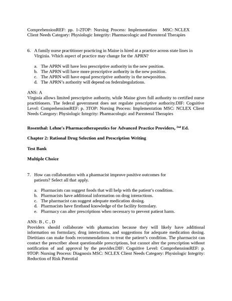 LEHNE’S PHARMACOTHERAPEUTICS FOR ADVANCED PRACTICE NURSES AND PHYSICIAN ASSISTANTS 2ND EDITION ROSENTHAL TEST BANK-1-8_page-0004.jpg