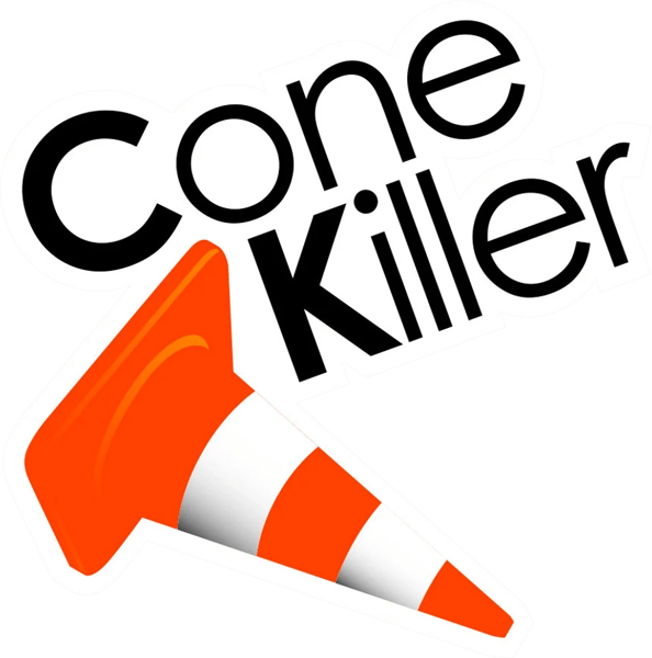 Cone Killer Sticker Self Adhesive Vinyl drifting jdm time attack - C917.png
