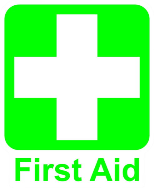 First Aid Sticker Self Adhesive Vinyl OH&S occupational health and safety public safety - C212.png