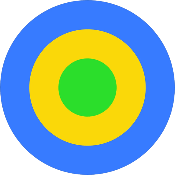 Gabon Air Force Roundel Sticker Self Adhesive Vinyl Gabonese GAB GA - C1844.png