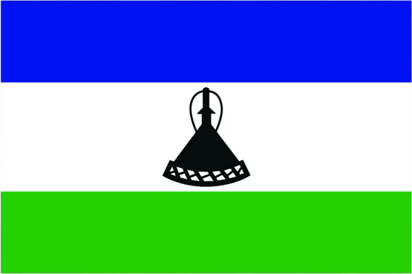 Lesotho Flag Sticker Self Adhesive Vinyl LSO LS - C2005.png