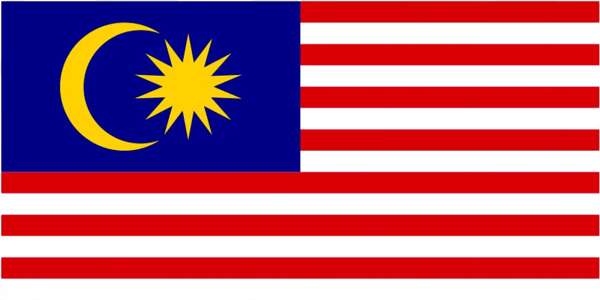 Malaysian Flag Sticker Self Adhesive Vinyl Malaysia MYS MY - C2065.png