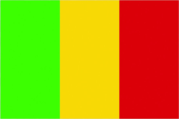 Malian Flag Sticker Self Adhesive Vinyl Mali MLI ML - C2077.png
