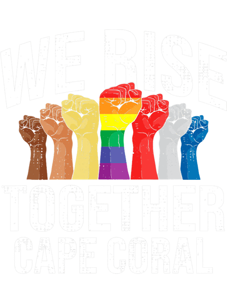 LGBT Pride We Rise Together Cape Coral LGBTQ Florida Pride Month.png