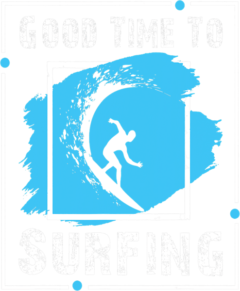 Surfing Dad Surfboard Summer Vacation Beach Palm and Sun.png