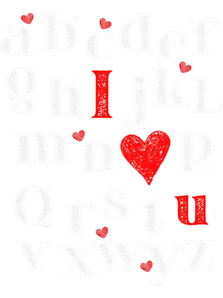 Teacher Job ABC Alphabet I Love You English Teacher Valentines Day.png