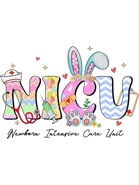 Nursing Newborn Intensive Care Unit NICU Nurse Bunny Easter Day 4.png